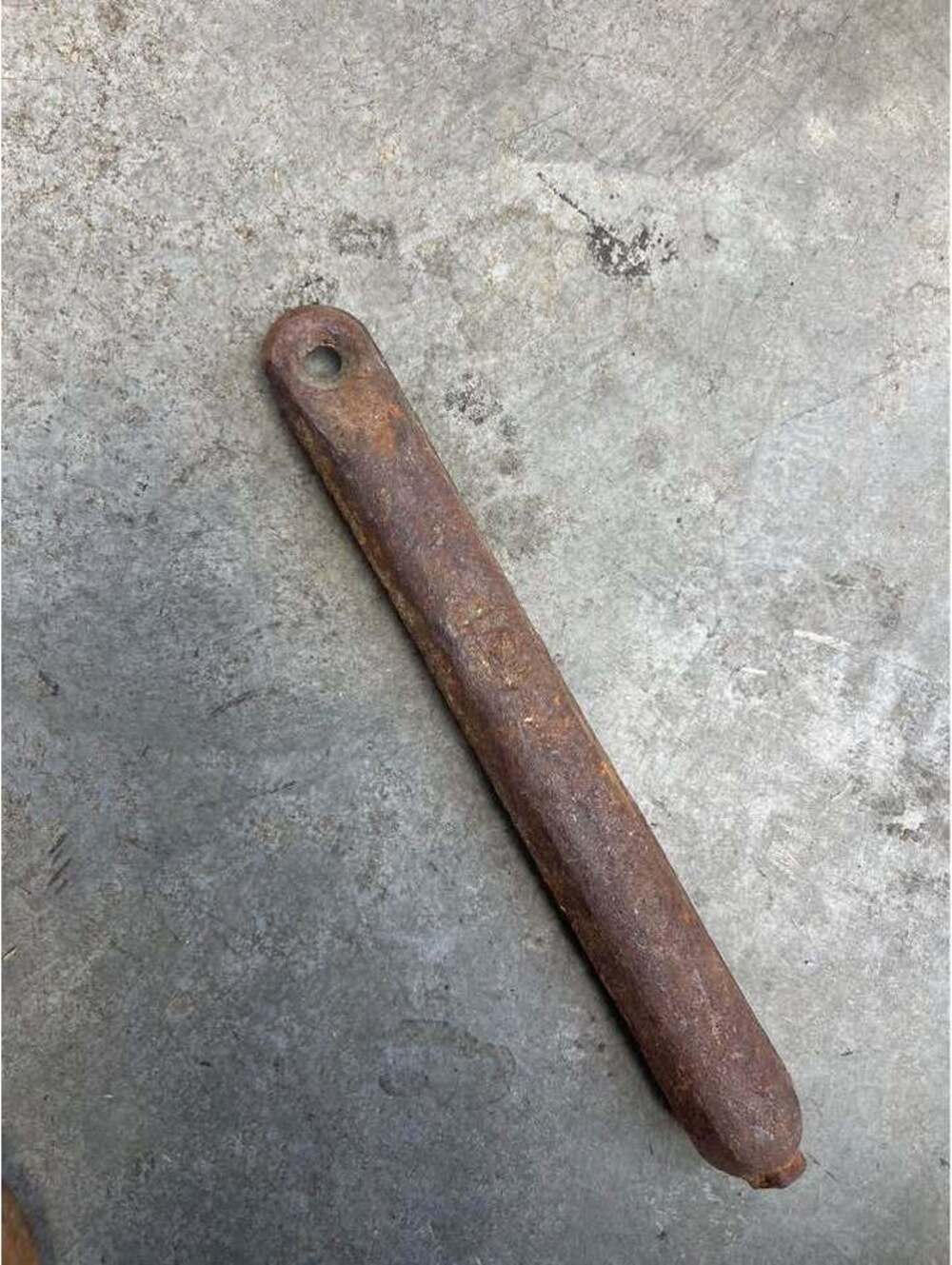 Vintage Cast Iron Window Sash Weight Architectural Salvage
